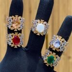 Rp rings goldplated diamond cut