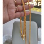 Goldplated chain sona polish used