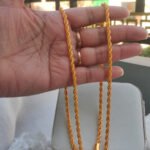 Goldplated chain sona polish used