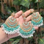 Rajkumari earings teeka