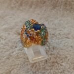 Rp rings goldplated diamond cut