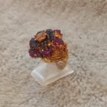 Rp rings goldplated diamond cut