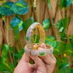 Zircon openable bangles pairs