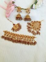 Bridal goldplatted sona set - Image 2