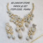 American diamond cut zero size stone jarao set