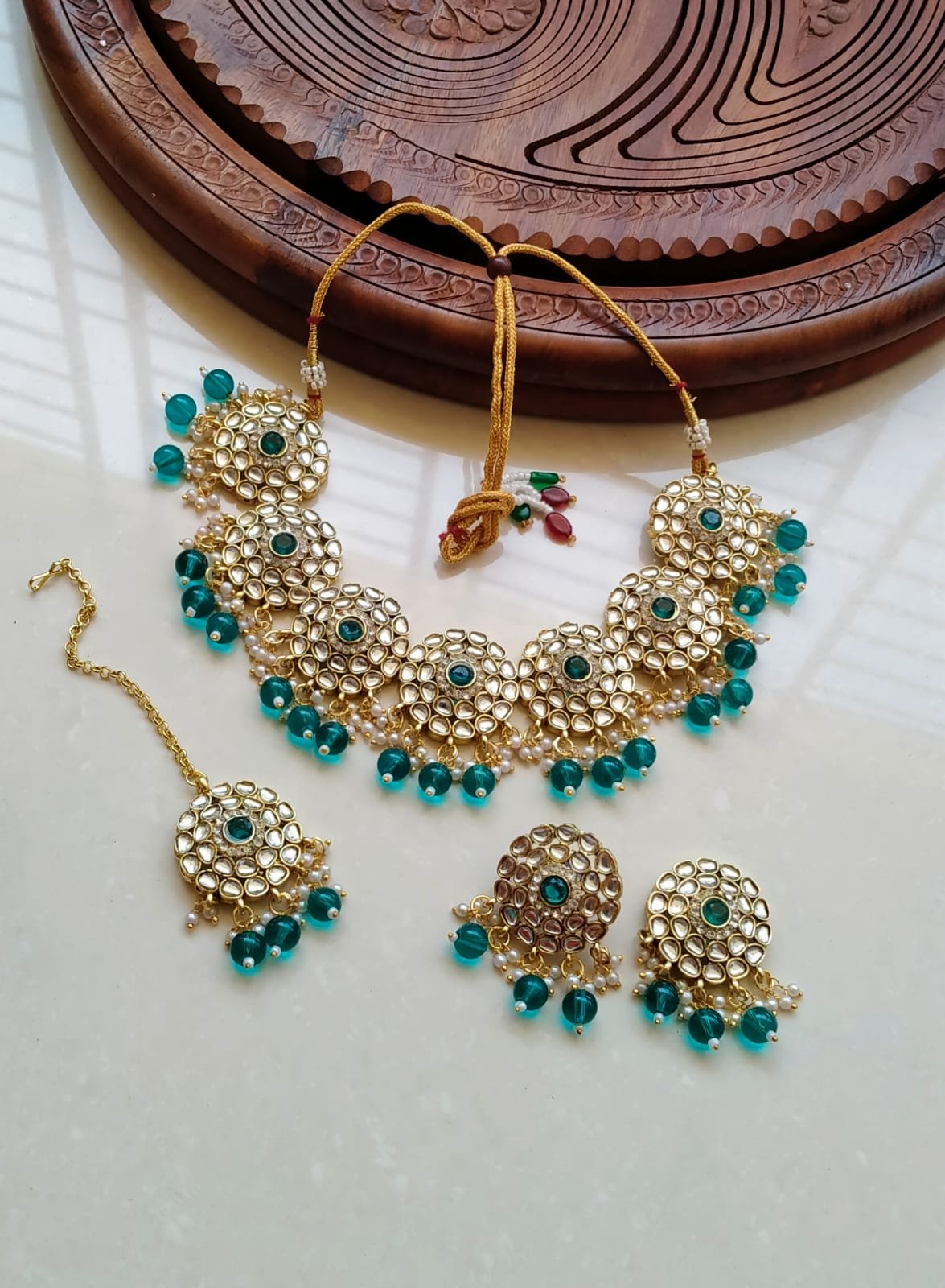 IMG-20250419-WA0767 Thapa kundan necklace - Image 1