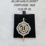 Ad zircon stone allah pendent