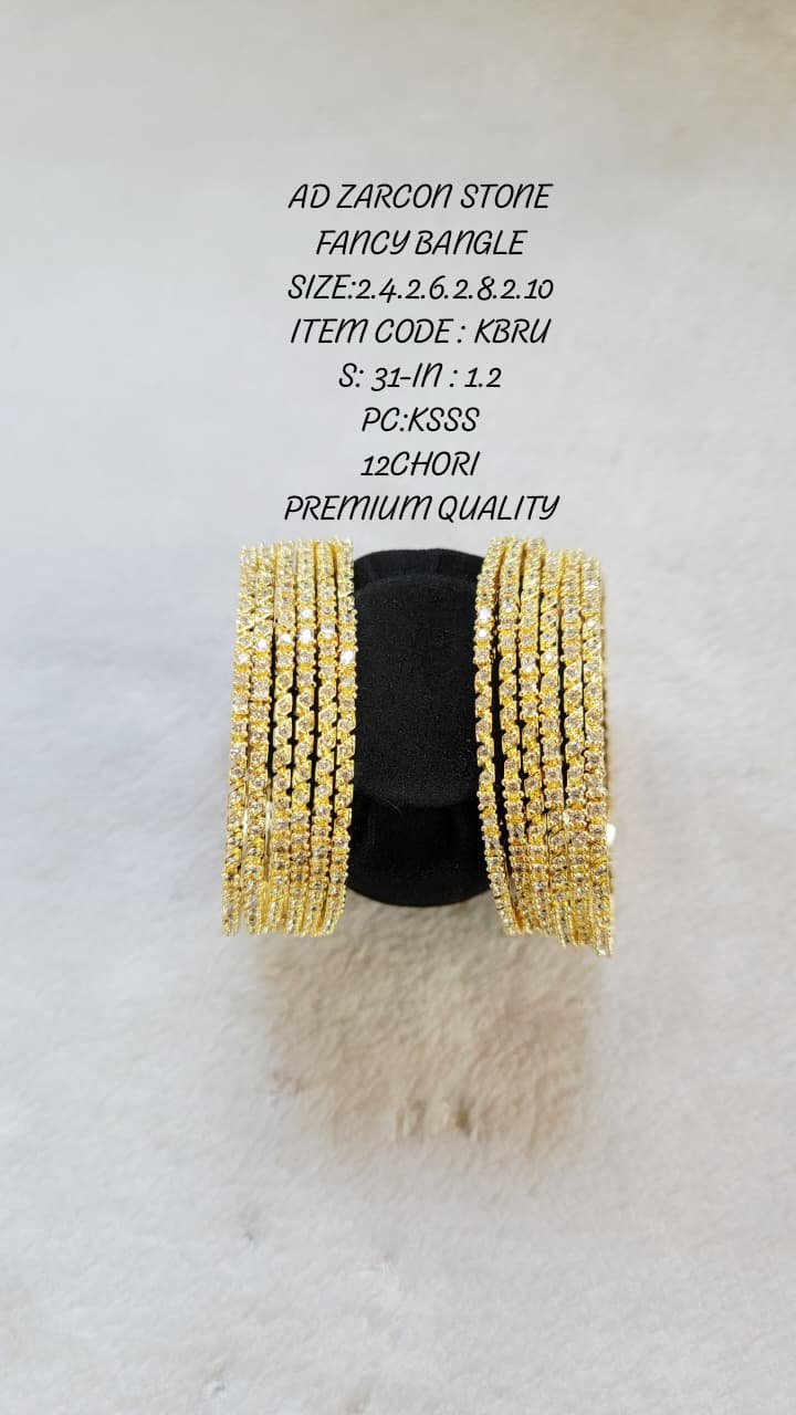 IMG-20260124-WA0327 Ad zircon stone fancy bangle - Image 1