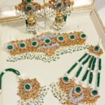 Bridal choker set wd jhumar