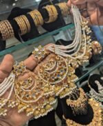 Kundan heavy sahara jhumky