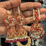 Earrings teeka heavy