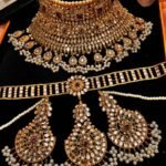 Kundan set with mathapatti