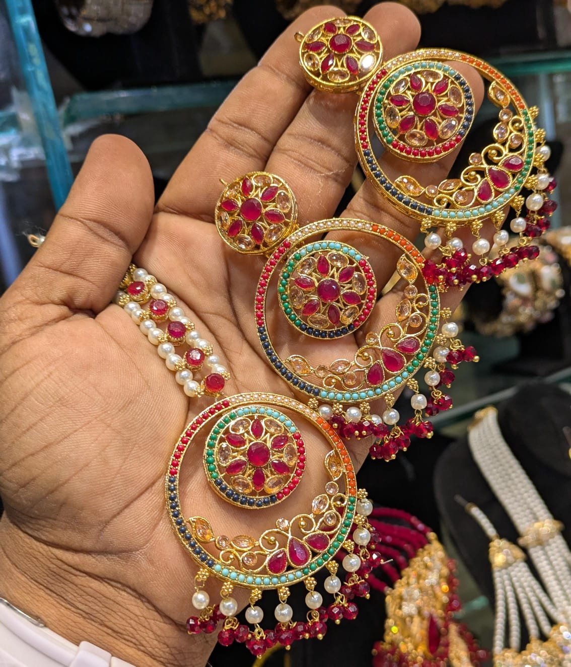 IMG-20260219-WA0272 Earrings teeka - Image 1