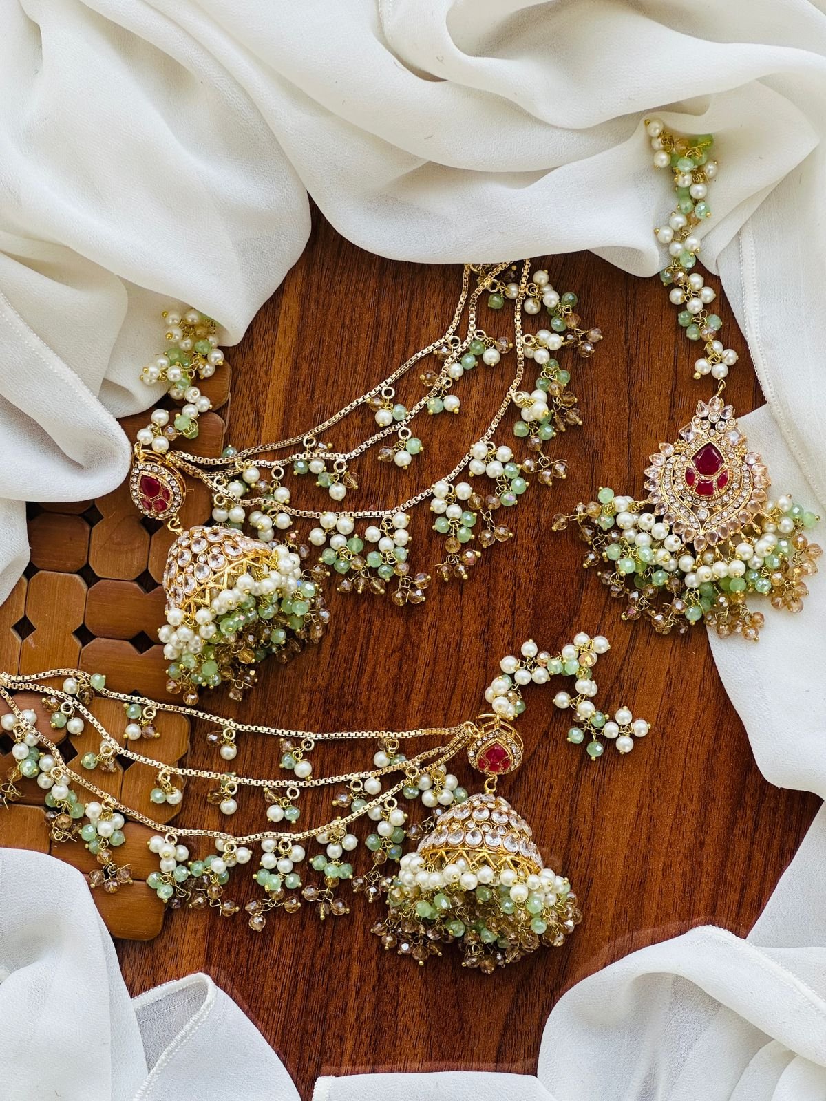 IMG-20260223-WA0285 Sahara earrings wd teeka - Image 1