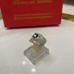 Ring goldplated diamond cut