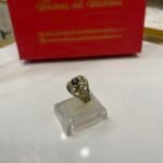 Ring goldplated diamond cut