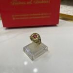 Ring goldplated diamond cut