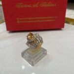 Diamond cut goldplated ring