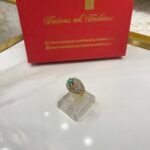 Diamond cut goldplated ring