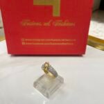 Diamond cut goldplated ring