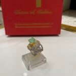 Diamond cut goldplated ring