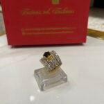 Diamond cut goldplated ring