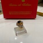 Diamond cut goldplated ring