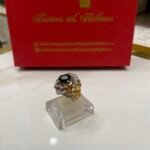 Diamond cut goldplated ring