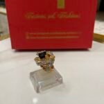 Diamond cut goldplated ring