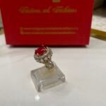 Ring goldplated diamond cut