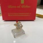 Ring goldplated diamond cut