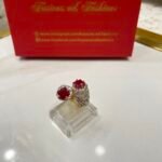 Diamond cut goldplated ring