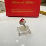 Diamond cut goldplated ring