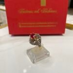 Diamond cut goldplated ring