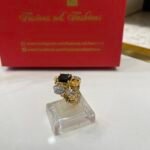 Diamond cut goldplated ring