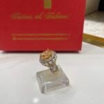 Diamond cut goldplated ring