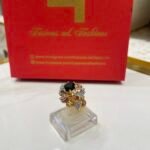 Diamond cut goldplated ring