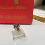 Ring goldplated diamond cut