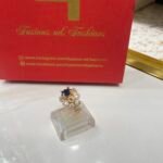 Ring goldplated diamond cut