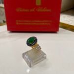 Ring goldplated diamond cut