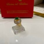 Ring goldplated diamond cut