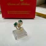 Ring goldplated diamond cut