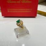Ring goldplated diamond cut