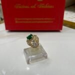 Ring goldplated diamond cut
