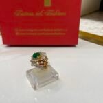 Ring goldplated diamond cut