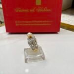 Ring goldplated diamond cut