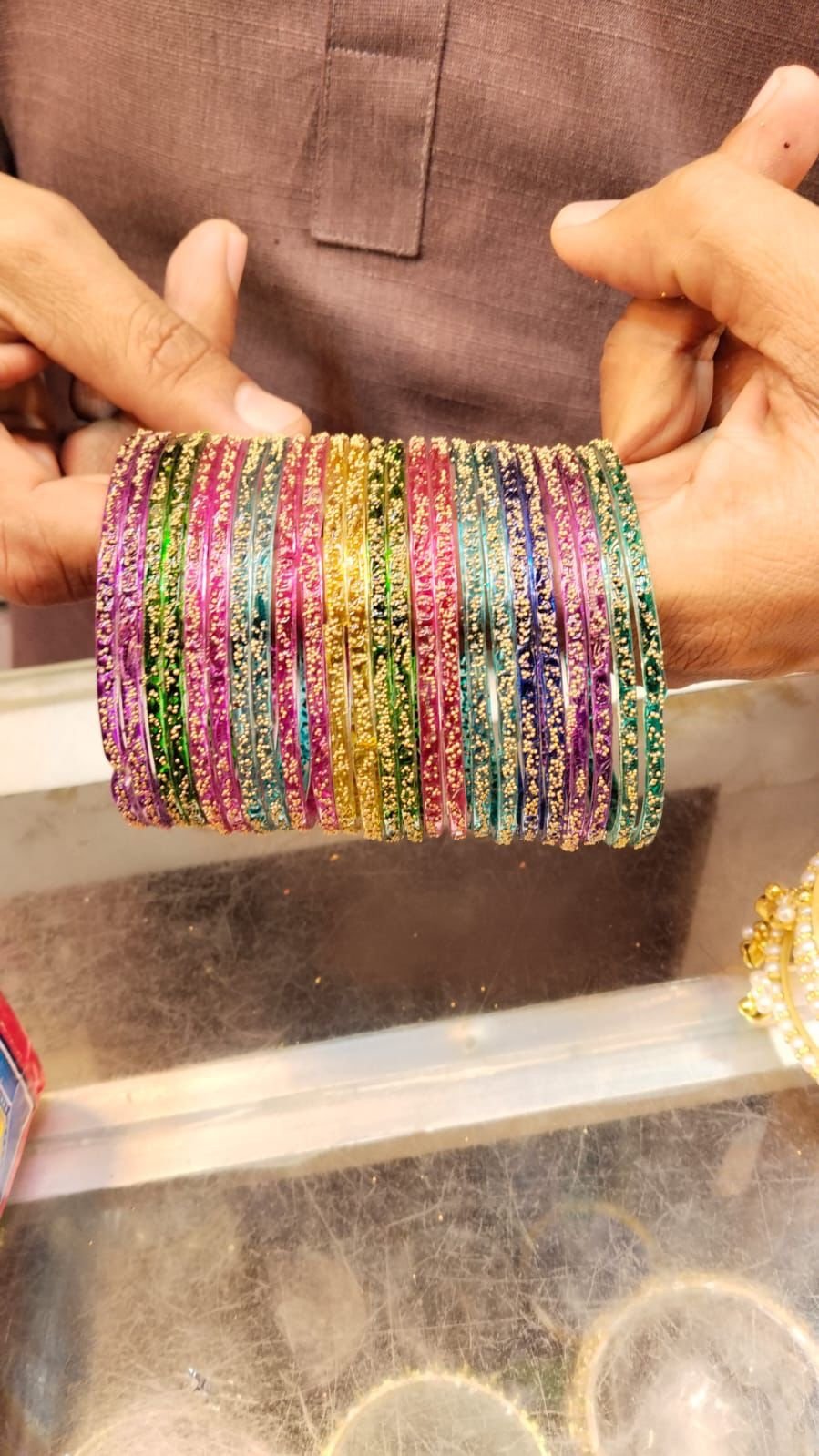 ad9ce6c7-4a21-4a10-bb97-ea609904cd22 Rain drop bangles 2 drozen - Image 1