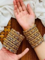 14 pcs set of gold bangles - Image 2