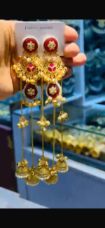 Kashmiri earings long - Image 2