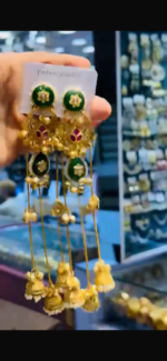 Kashmiri earings long - Image 2